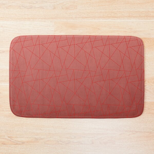 Item preview, Linear Geometric Mosaic - Modern Ombre Tessellation Pattern | Red designed and sold by Frohyou.