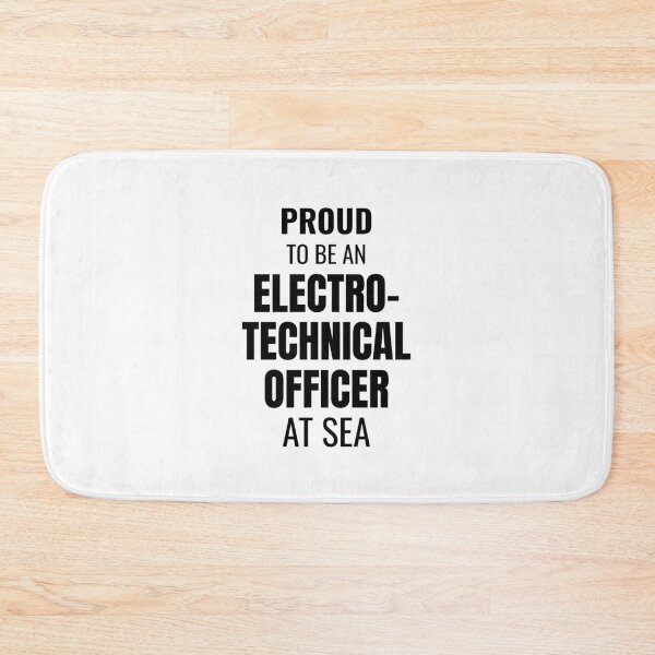 Item preview, Proud to be an Electro-Technical Officer at Sea (Black) designed and sold by ShipCrewNation.