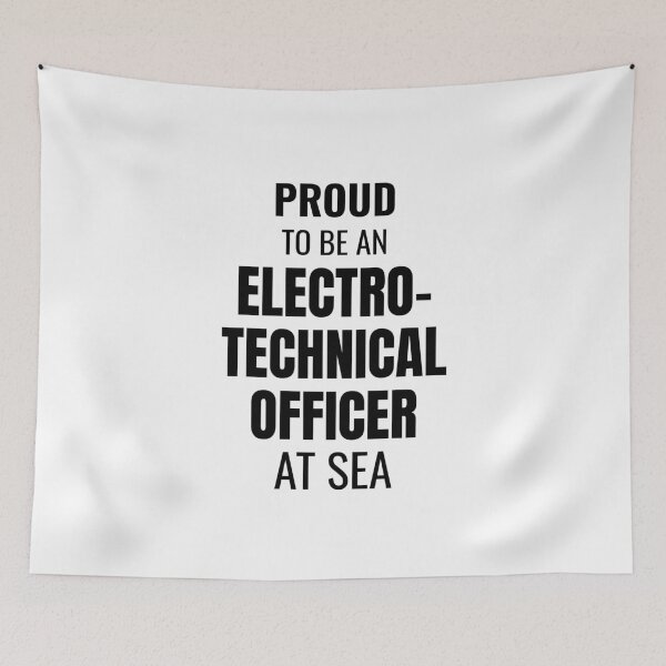 Item preview, Proud to be an Electro-Technical Officer at Sea (Black) designed and sold by ShipCrewNation.