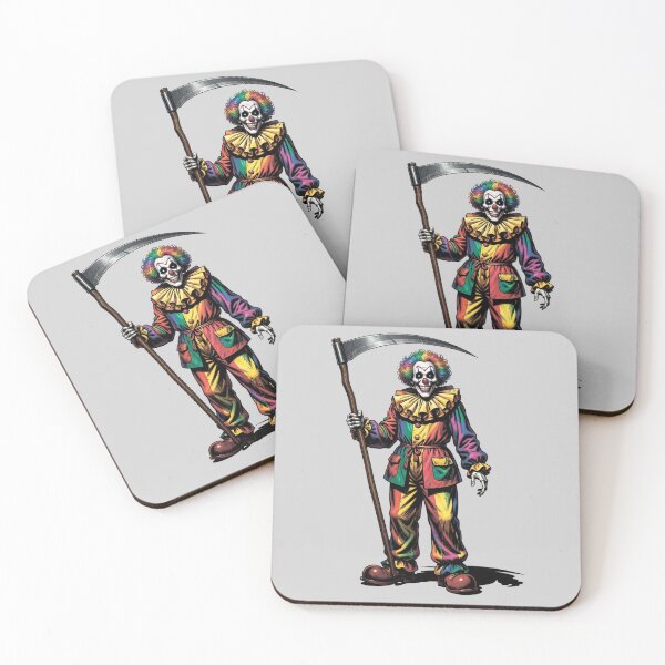 Item preview, The Grim Reaper dressed as a clown. designed and sold by MagelliShop.