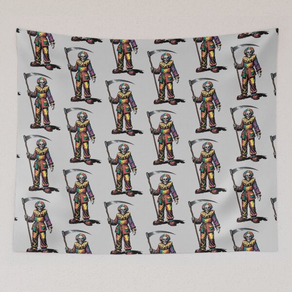 Item preview, The Grim Reaper dressed as a clown. designed and sold by MagelliShop.
