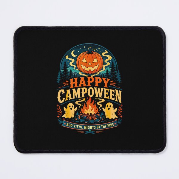 Item preview, Happy Ghost Camping Around Campfire Vintage Halloween designed and sold by Rahamkshop.