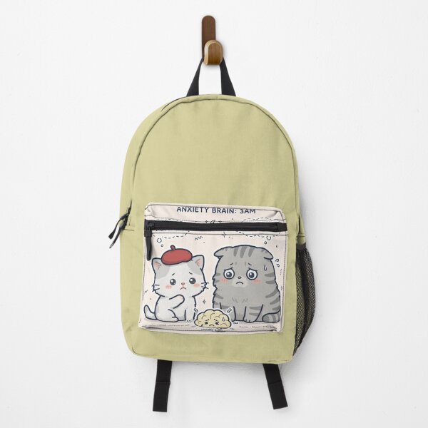 Item preview, Anxiety Brain 3AM Cute Cat - Kawaii Overthinking Kitten Mental Health designed and sold by MAISON SYLVIE.