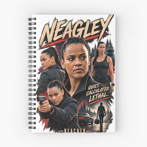 Item preview, Neagley – Quiet, Calculated, Lethal | Reacher Fan Design designed and sold by CatLovers Studio.