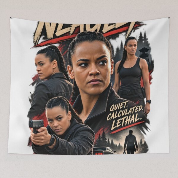 Item preview, Neagley – Quiet, Calculated, Lethal | Reacher Fan Design designed and sold by CatLovers Studio.