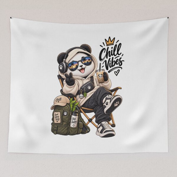 Item preview, Chill Vibes Panda | Cute Panda Streetwear T-Shirt designed and sold by ✨ Daily Vibe Studio ✨.