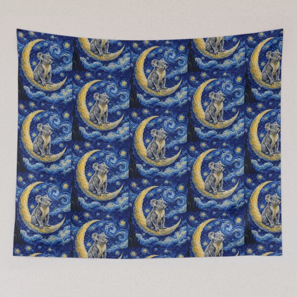 Item preview, Funny Koala Starry Night Painting Cute Moon Stars Boys Girls Kids designed and sold by FurryHavenPH.