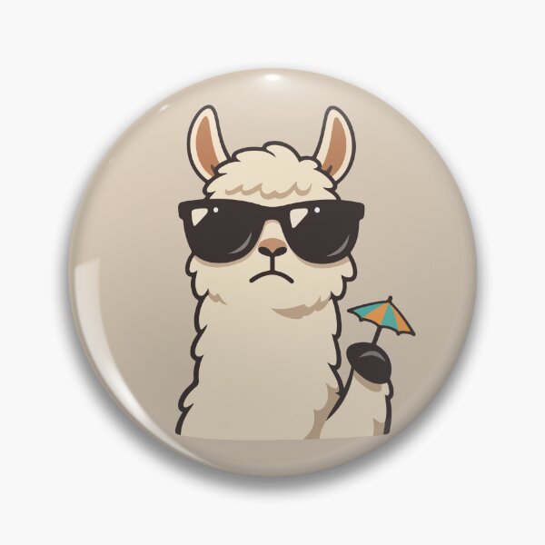 Item preview, Cool Llama Funny Cartoon Gift for Humor Fans, Kids & Animal Lovers designed and sold by stylishdzign.