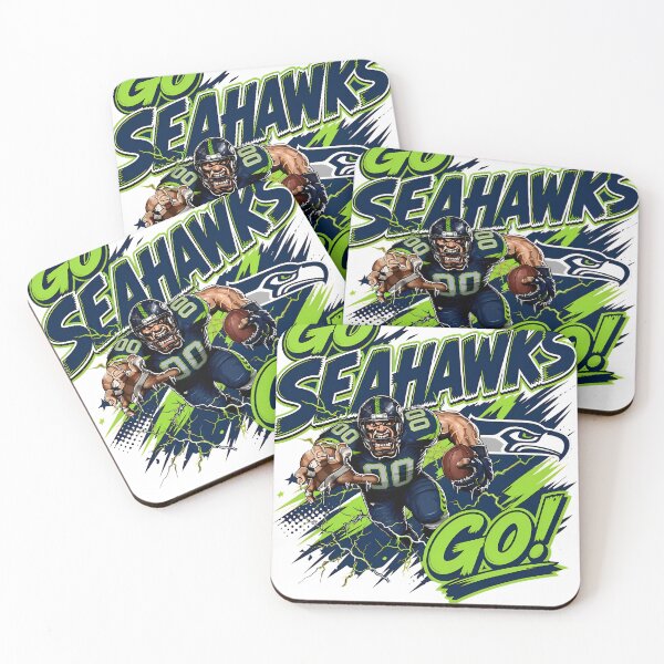 Aperçu de l'œuvre Allez les Seahawks ! Fan de football américain des Seahawks de Seattle n° 0032 créée et vendue par GLUVY-THEME.