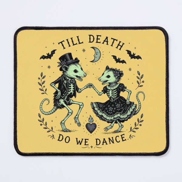 Item preview, Till Death Do We Dance Opossum Acid Skeletons designed and sold by MagicTheDog.