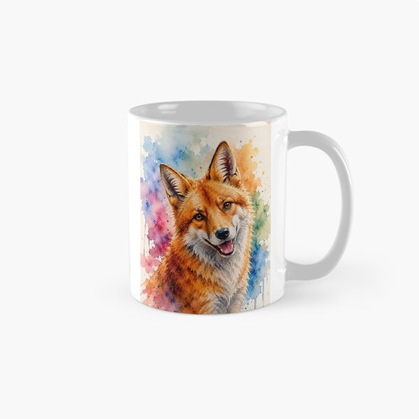 Item preview, Fox as a colorful aquarium designed and sold by Steffani Lehmann.
