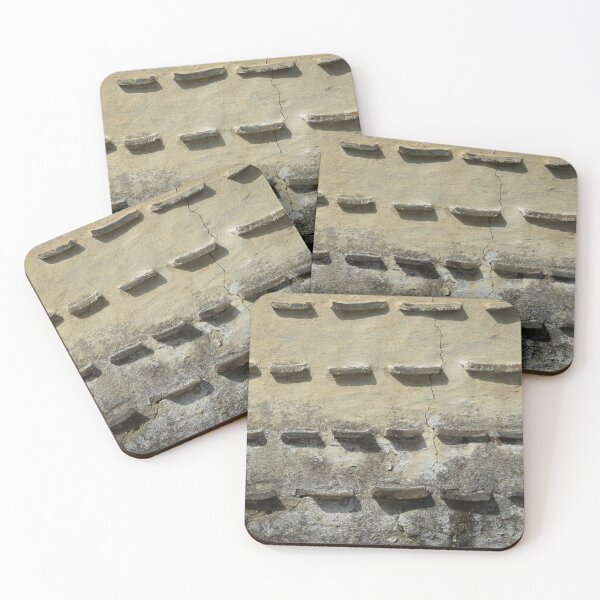 Item preview, Traditional Japanese Earthen Wall with Embedded Tiles designed and sold by MiraNadaPrints.
