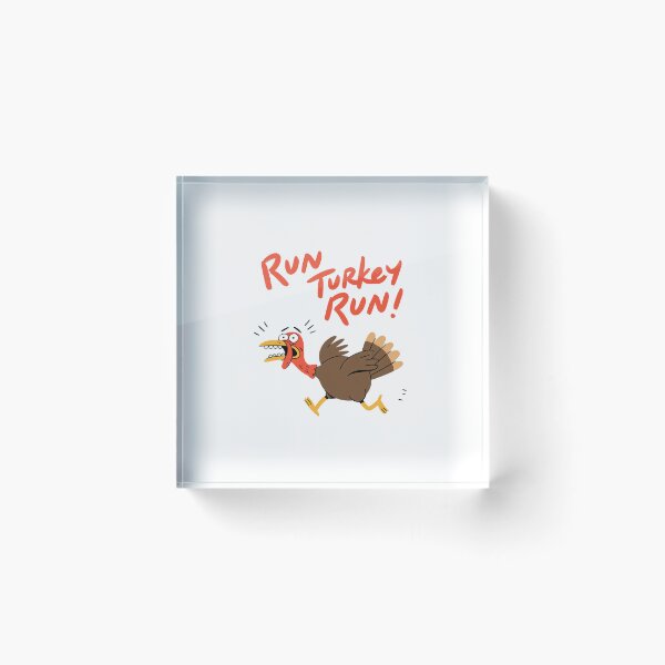 Item preview, Run Turkey Run Funny Thanksgiving Cartoon Design designed and sold by Ramona-Gliga.