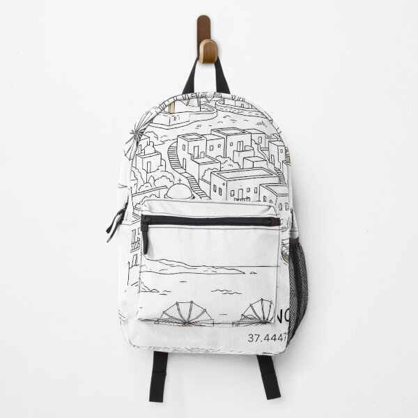 Item preview, Mykonos Greece Line Art designed and sold by OzzFrequency.