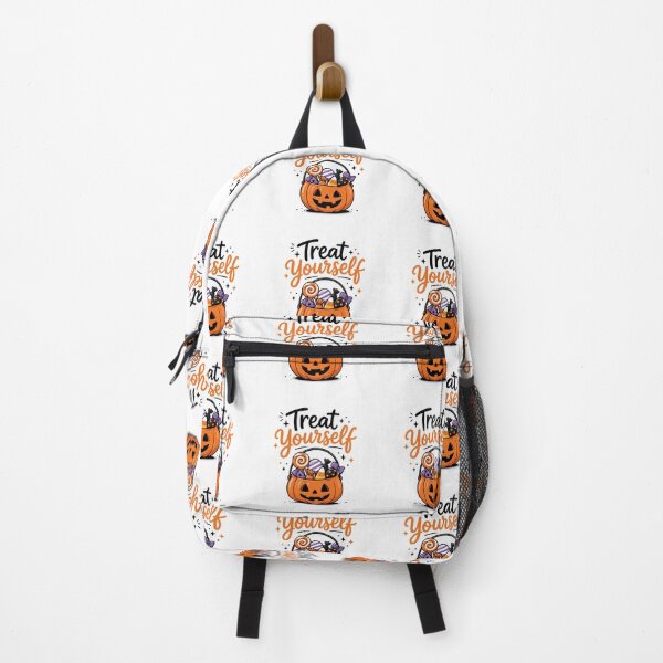 Item preview, Treat Yourself Halloween Candy Bucket Pumpkin Cute Spooky Design designed and sold by Sanika arts .