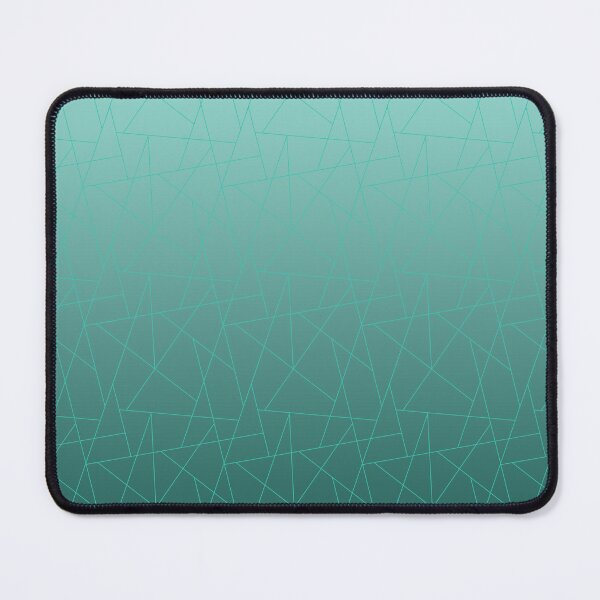Artikelvorschau, Lineares geometrisches Mosaik – Modernes Ombré-Tessellationsmuster | Türkis entworfen und verkauft von Frohyou.