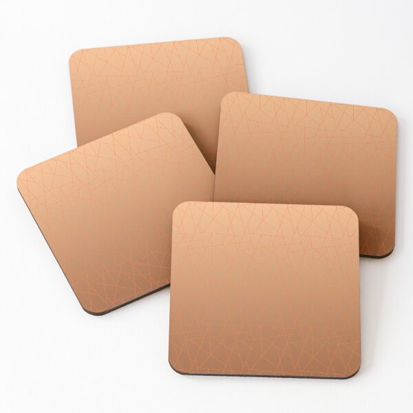 Item preview, Linear Geometric Mosaic - Modern Ombre Tessellation Pattern | Orange designed and sold by Frohyou.