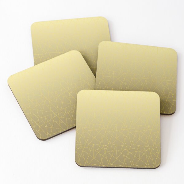 Item preview, Linear Geometric Mosaic - Modern Ombre Tessellation Pattern | Yellow designed and sold by Frohyou.