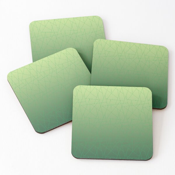 Item preview, Linear Geometric Mosaic - Modern Ombre Tessellation Pattern | Green designed and sold by Frohyou.