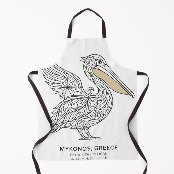 Item preview, Mykonos Greece Line Art designed and sold by OzzFrequency.