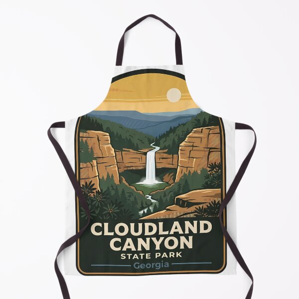 Item preview, Cloudland Canyon State Park Georgia Poster designed and sold by DetourDgn.