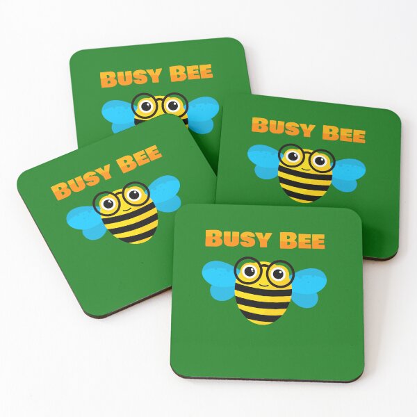 Item preview, Busy Bee Cute Smart Cartoon Bumblebee With Glasses designed and sold by chaaval.