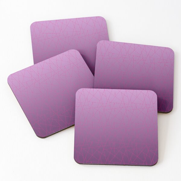 Item preview, Linear Geometric Mosaic - Modern Ombre Tessellation Pattern | Purple designed and sold by Frohyou.
