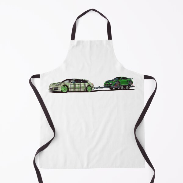 Item preview, Exclusive drawing futuristic team Panamera Turbo S E-Hybrid Sport Turismo transporter green 911 Turbo S Type 991 designed and sold by Cars23.