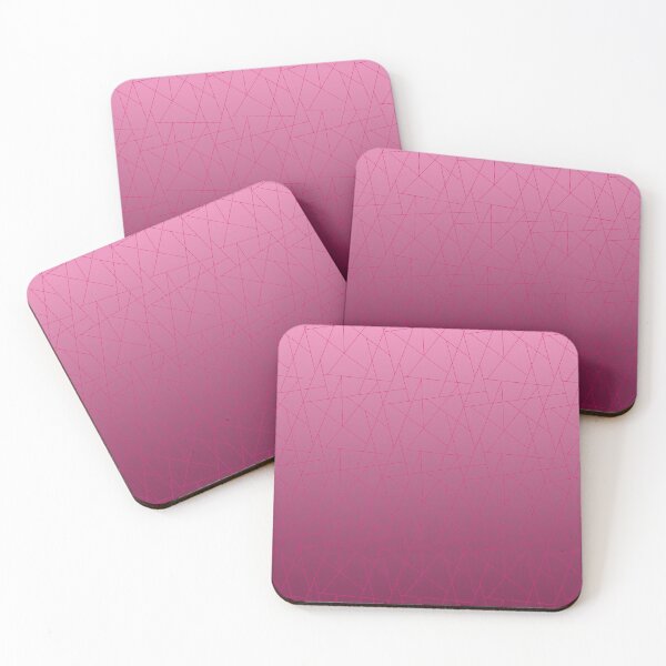 Item preview, Linear Geometric Mosaic - Modern Ombre Tessellation Pattern | Pink designed and sold by Frohyou.