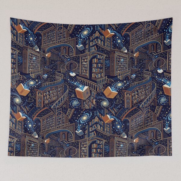Item preview, Cosmic Library Portal designed and sold by KeremYurtseven.