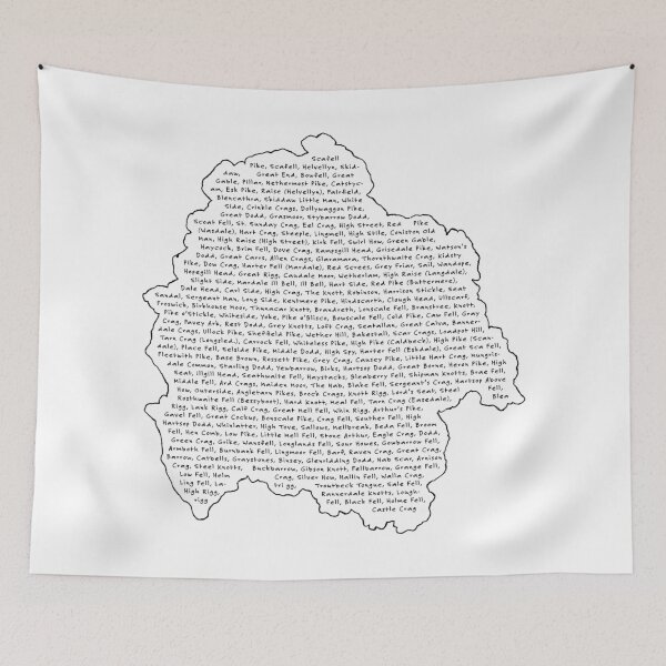 Item preview, Lake District Wainwrights (Version 2) designed and sold by LazloWoodbine.