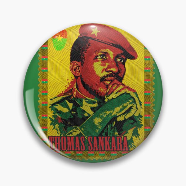 Item preview, Vintage postage stamp of Thomas Sankara | Burkina Faso Pan-African Revolutionary retro stamp designed and sold by Youngkev-arts.