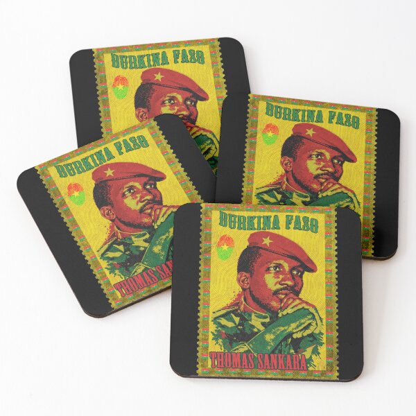 Item preview, Vintage postage stamp of Thomas Sankara | Burkina Faso Pan-African Revolutionary retro stamp designed and sold by Youngkev-arts.
