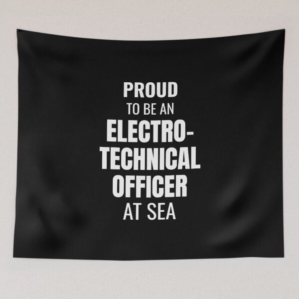 Item preview, Proud to be an Electro-Technical Officer at Sea (White) designed and sold by ShipCrewNation.