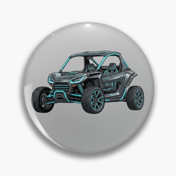 Item preview, Segway Villain Tron Inspired Cyan Neon Futuristic UTV Graphic designed and sold by Motorline44.