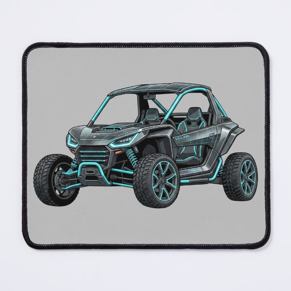 Item preview, Segway Villain Tron Inspired Cyan Neon Futuristic UTV Graphic designed and sold by Motorline44.