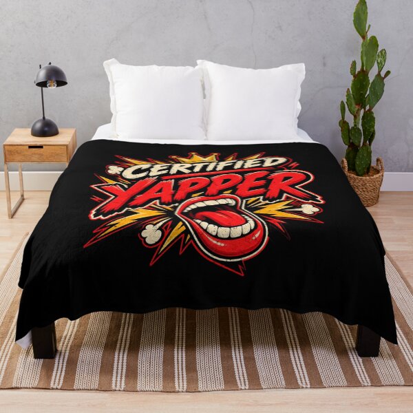 Item preview, Certified Yapper – Funny Talkative Humor designed and sold by Pandaburba.