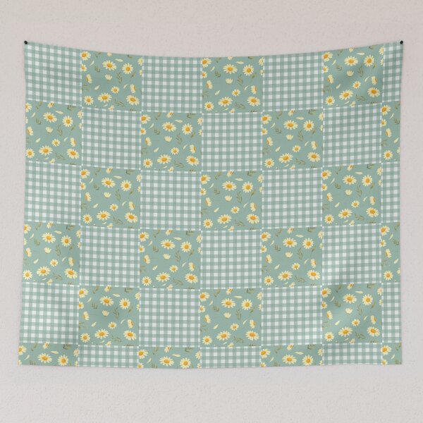 Item preview, Yellow Daisy Floral Seamless Pattern designed and sold by SmallDart Creations.