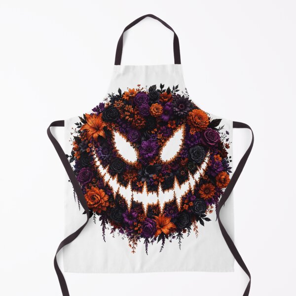 Item preview, Halloween floral smiley design designed and sold by IfItFits_za.