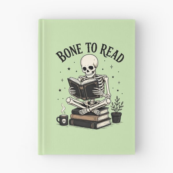 Item preview, Bone To Read Skeleton Book Lover – Cute Gothic Reading Design designed and sold by Sanika arts .
