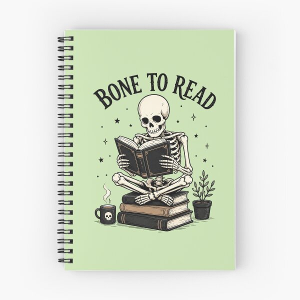 Item preview, Bone To Read Skeleton Book Lover – Cute Gothic Reading Design designed and sold by Sanika arts .