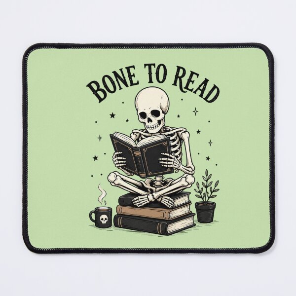 Item preview, Bone To Read Skeleton Book Lover – Cute Gothic Reading Design designed and sold by Sanika arts .