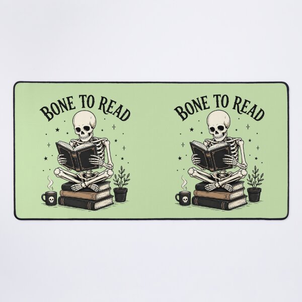 Item preview, Bone To Read Skeleton Book Lover – Cute Gothic Reading Design designed and sold by Sanika arts .