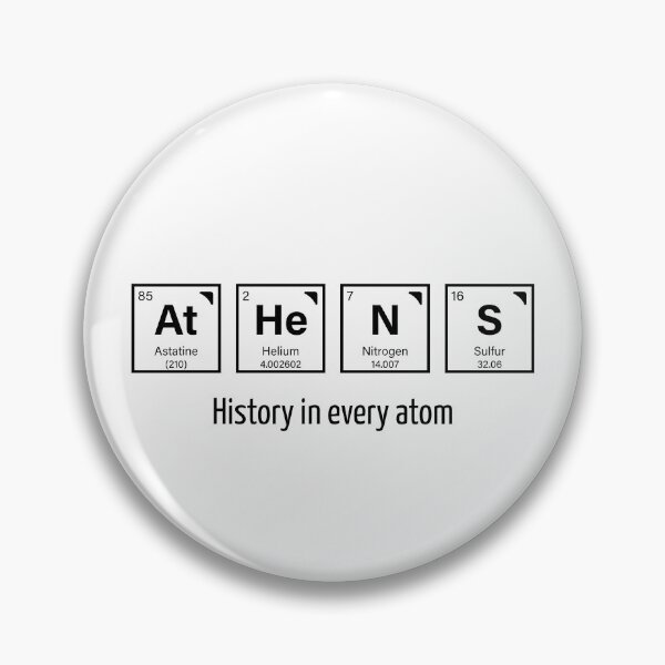 Item preview, Athens: History in Every Atom – Chemistry and Greece Design designed and sold by mimirocker.
