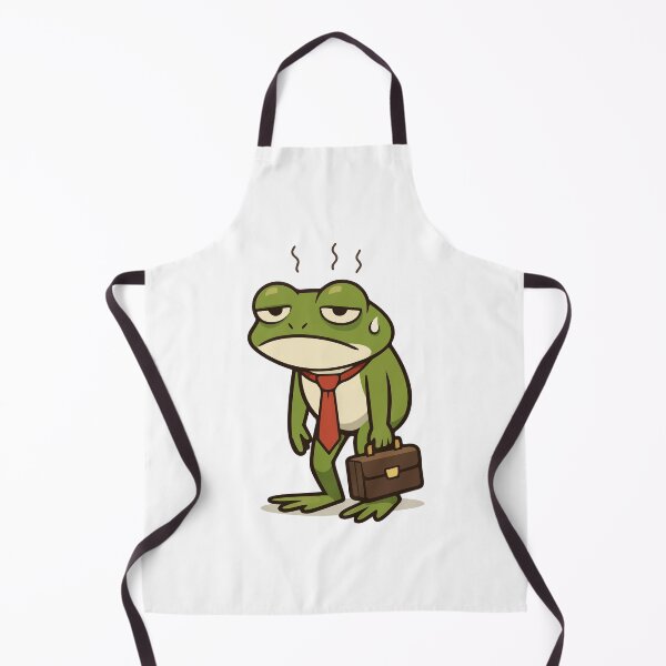 Item preview, Office Frog Funny Cartoon Gift for Office Workers, Students & Humor Fans designed and sold by stylishdzign.
