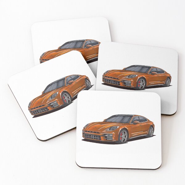 Item preview, Exclusive drawing futuristic sport car Panamera Turbo E-Hybrid with V8 engine designed and sold by Cars23.
