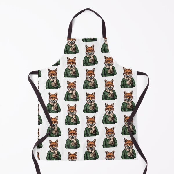 Item preview, Fox Teacher Apple Scarf designed and sold by Roy & Tiffany.