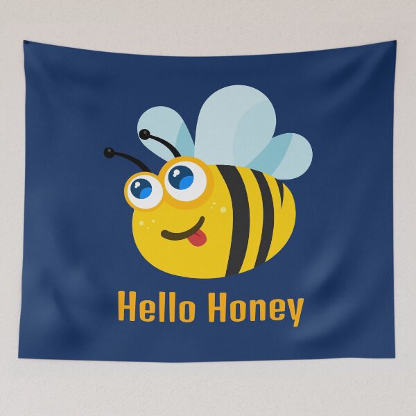 Item preview, Hello Honey Cute Cartoon Bumblebee Sweet Pun Design designed and sold by chaaval.