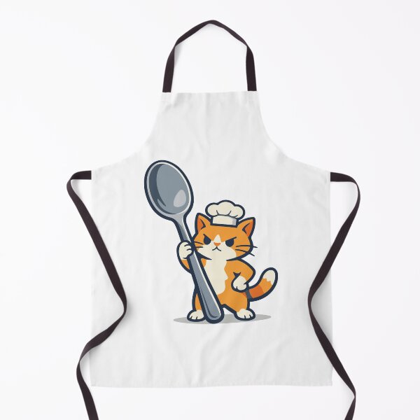 Item preview, Chef Cat Funny Cartoon Gift for Food Lovers, Cooking Fans & Kids designed and sold by stylishdzign.