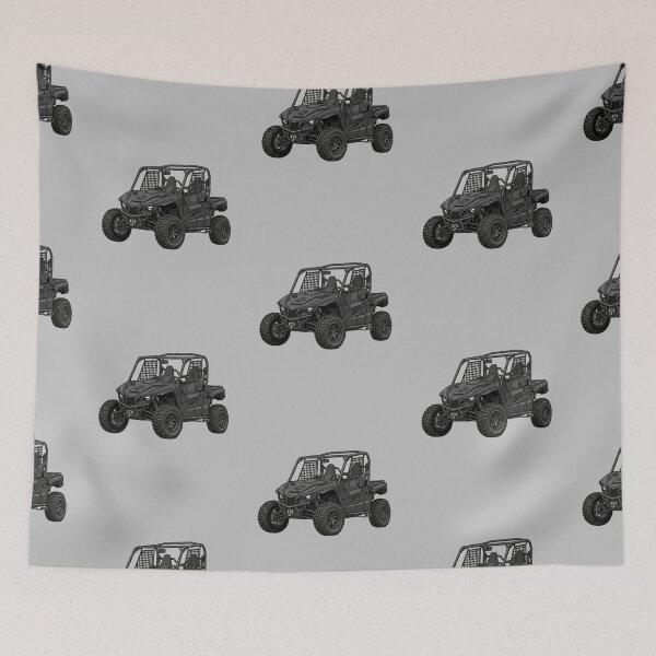 Item preview, Yamaha Wolverine Stealth Edition Matte Black UTV Graphic designed and sold by Motorline44.